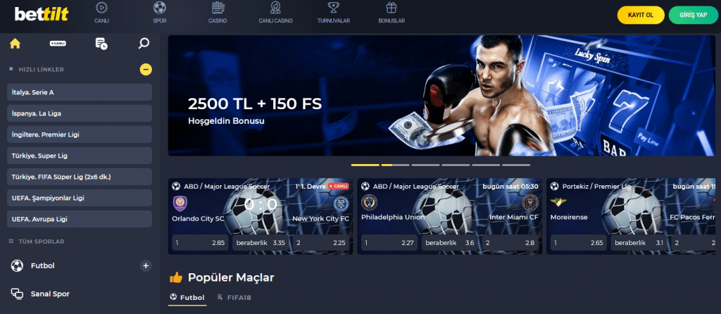 Bettilt Casino'da